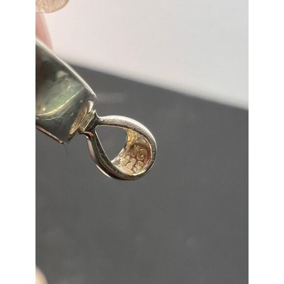 NEW Pink tourmaline sterling silver pendant 1.28 gram - Picture 6 of 11